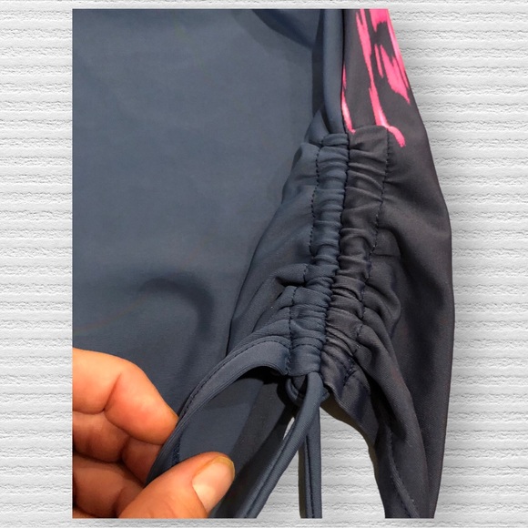 Free Country Ruched-Side UPF 50 Halter Tankini Top - Picture 3 of 8